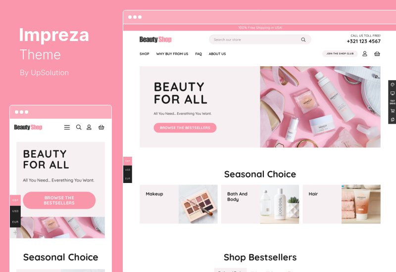 Tema Impreza - Tema WordPress per sito web e WooCommerce Builder