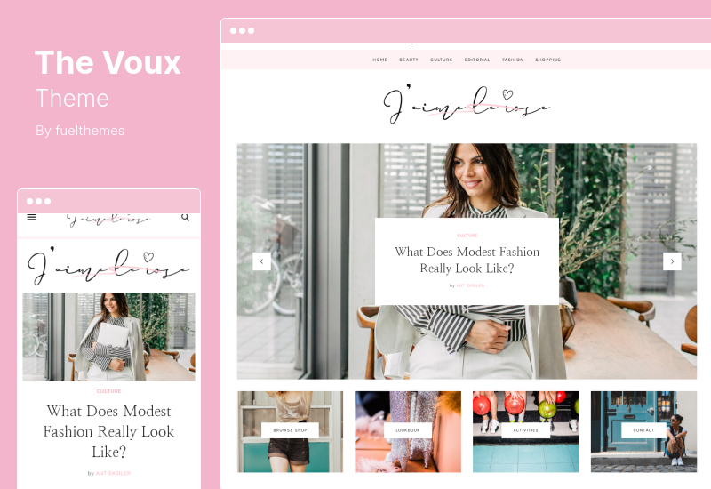 Il tema Voux - Un tema WordPress per riviste completo