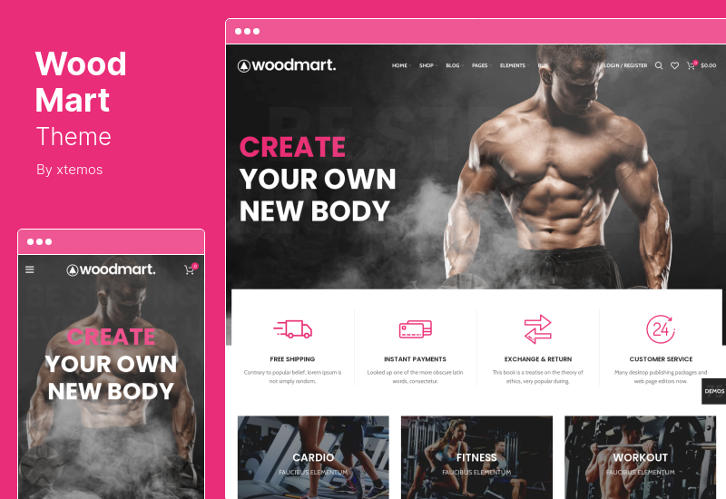 Tema WoodMart - Tema WooCommerce multiuso