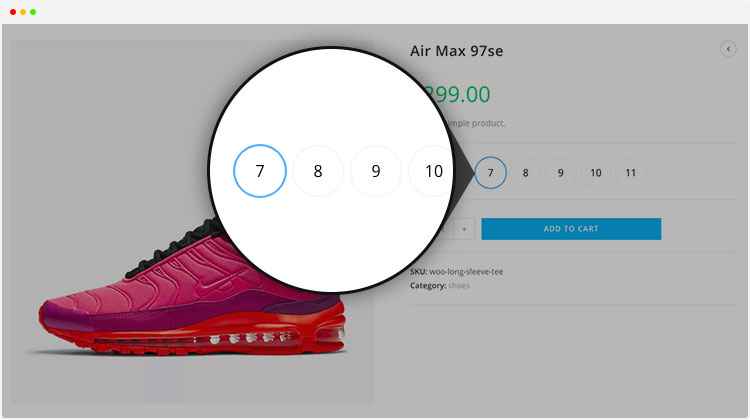 woocommerce 按钮变化色板 woocommerce-button-variation-swatches