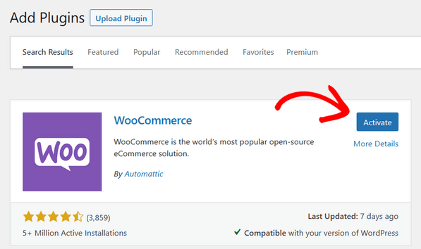 pda-激活-woocommerce-插件