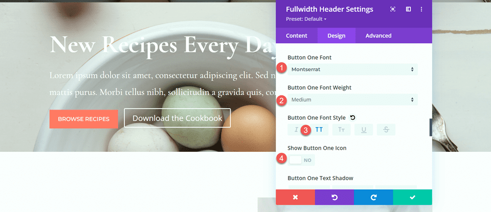 Divi Fullwidth Header متدرج تخطيط الخلفية 1 زر الخط
