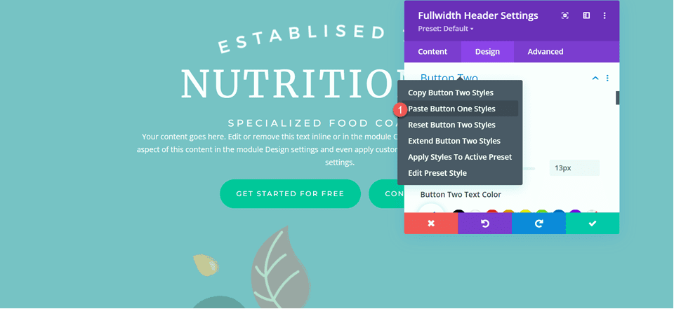 Divi Fullwidth Header Gradient Background Layout 2 لصق الأنماط