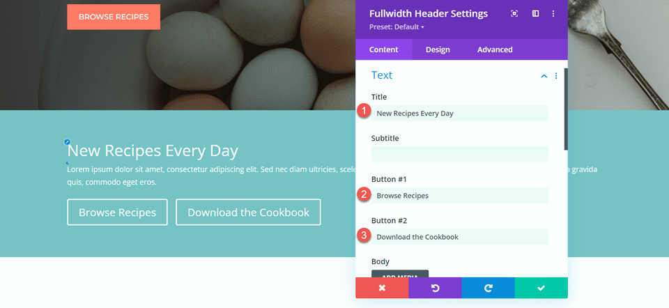 Divi Fullwidth Header Gradient Background Layout 1 المحتوى