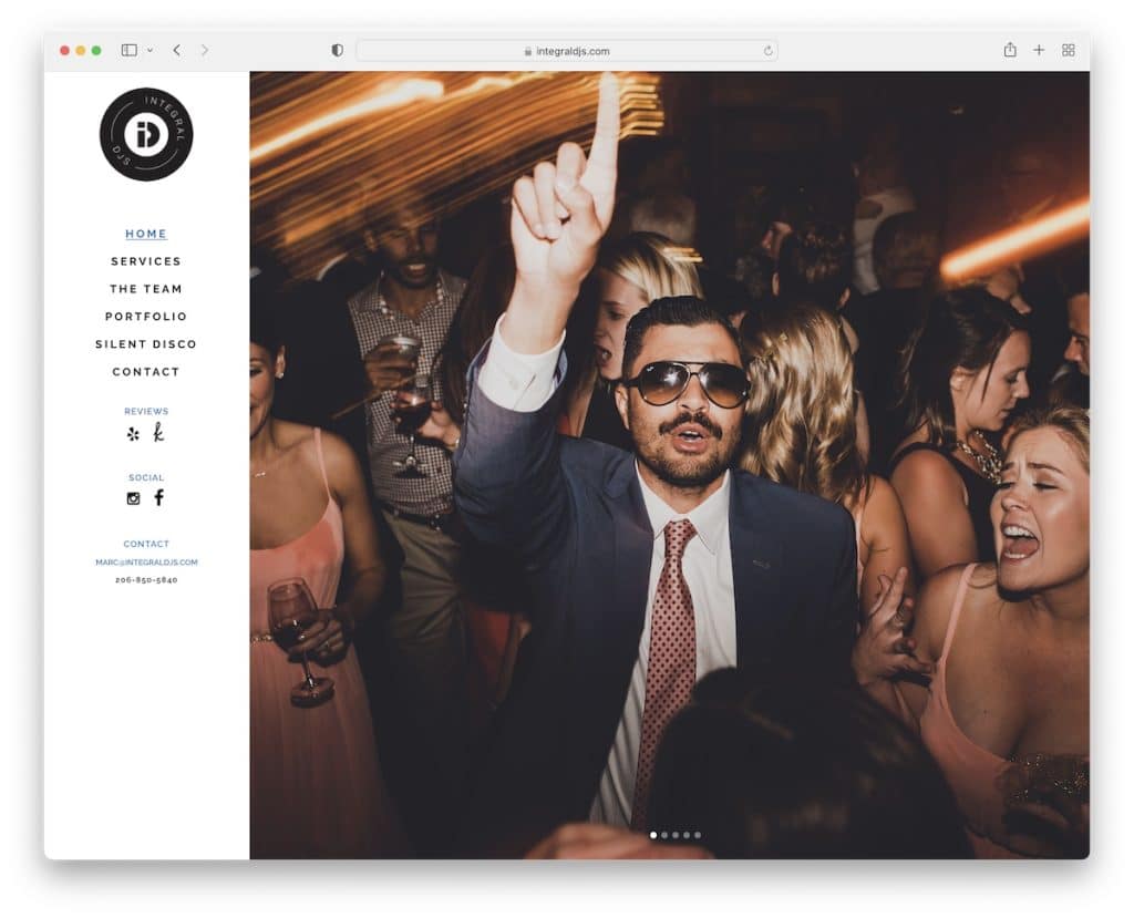 일체형 djs 웹사이트