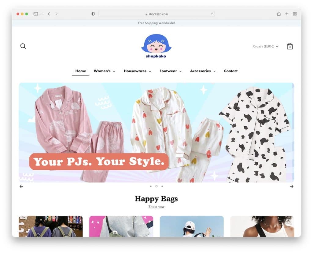 shopkako dropshipping 웹 사이트 예