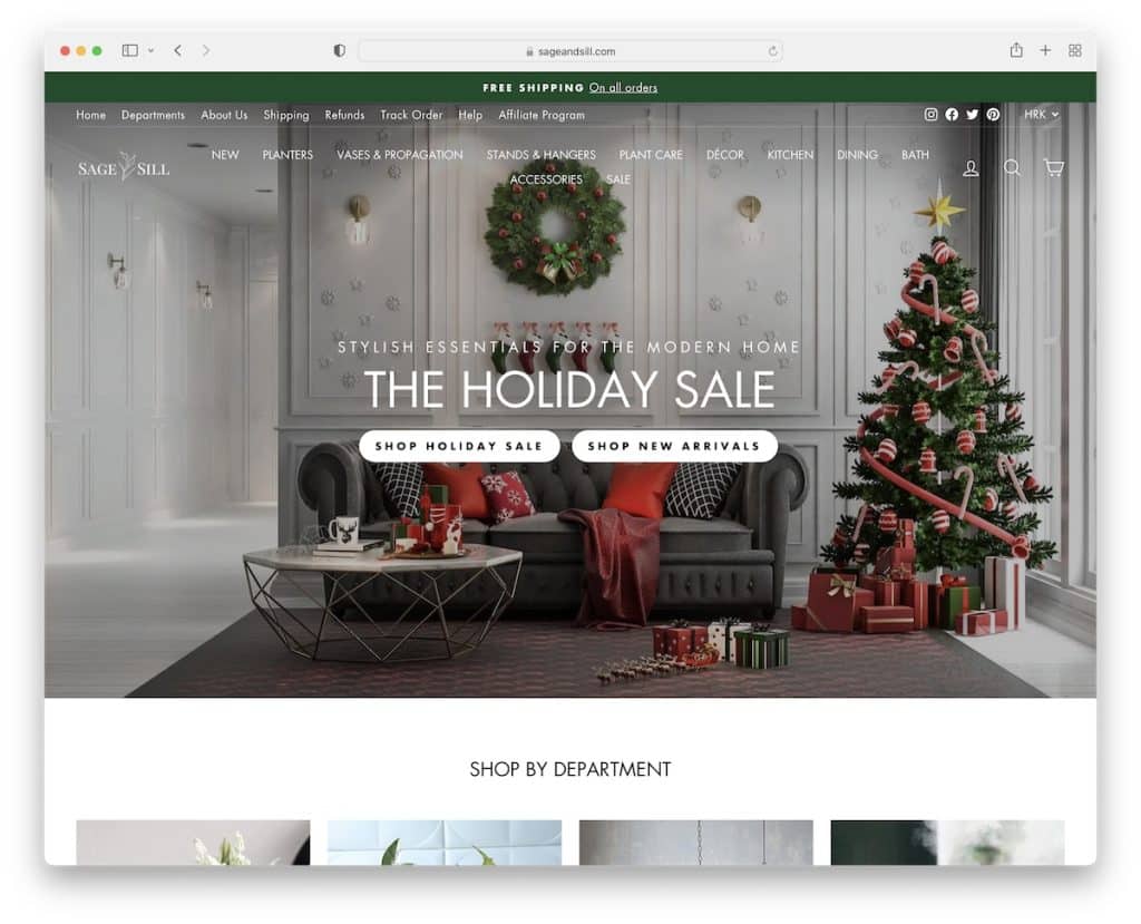 sage sill dropshipping 웹 사이트 예