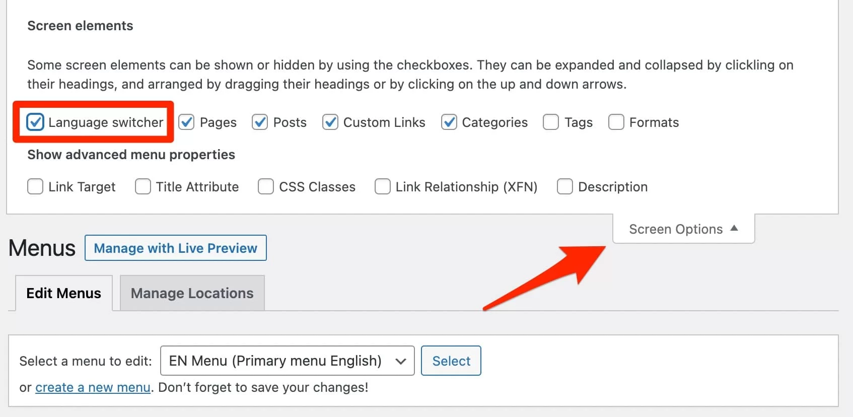 Polylang Eklentisi: Çok Dilli Bir Web Sitesi Oluşturmak İçin 2023 Yılının En İyi Aracı 83 how to create a menu by language with wordpress polylang plugin 1