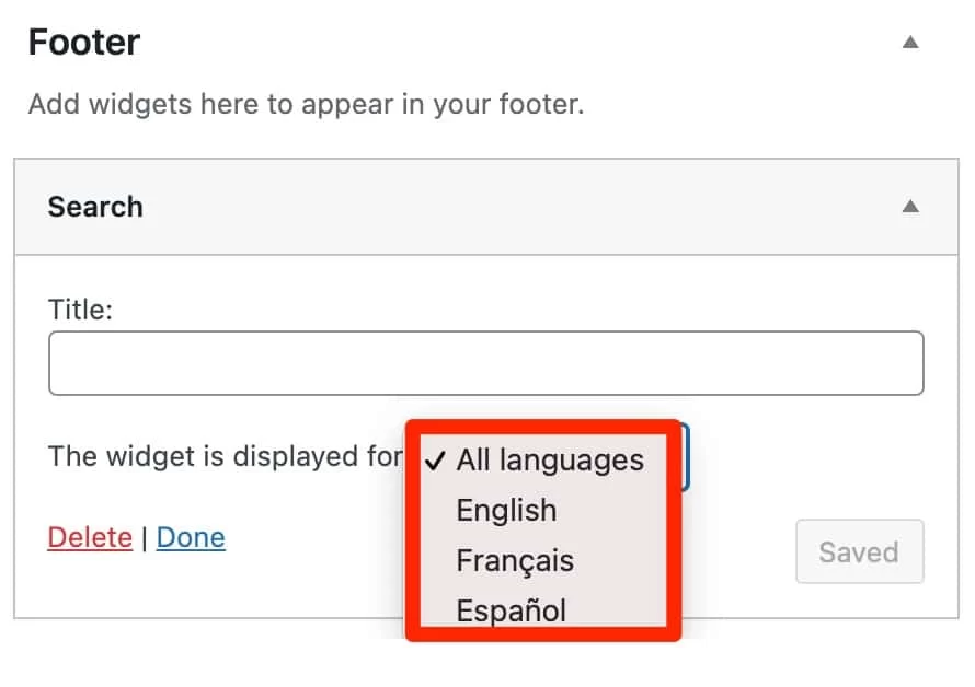 Polylang Eklentisi: Çok Dilli Bir Web Sitesi Oluşturmak İçin 2023 Yılının En İyi Aracı 84 how to manage the translation of widgets with polylang translate plugin