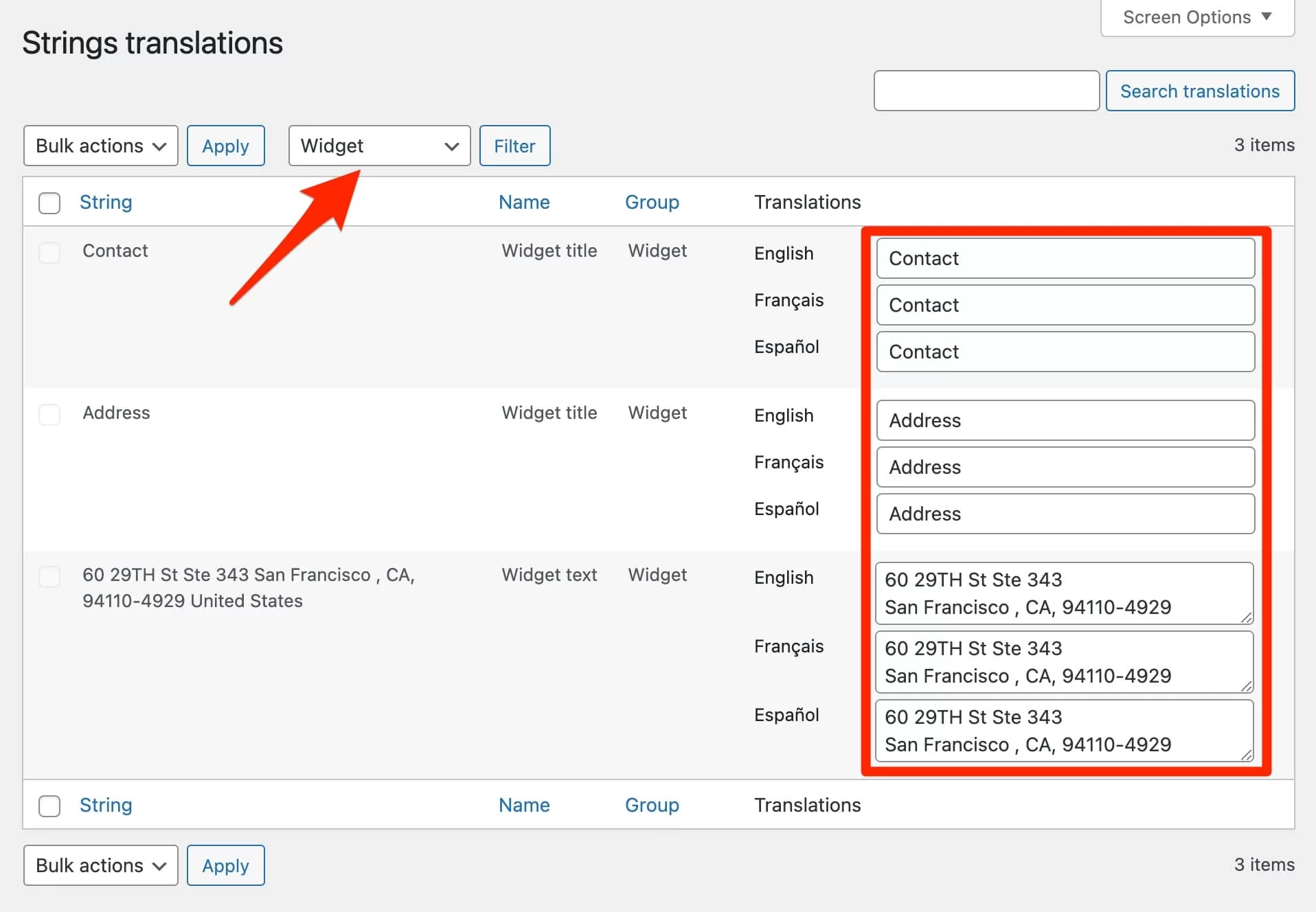 Polylang Eklentisi: Çok Dilli Bir Web Sitesi Oluşturmak İçin 2023'ün En İyi Aracı 85 how to manage the translation of widgets with polylang translate plugin 1