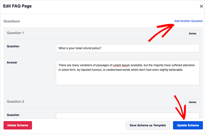 schemamarkupfaqs - SeedProd Add your pages FAQs to the Schema template