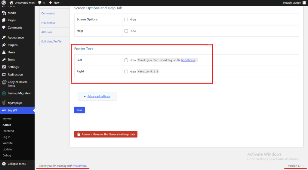 personalizzazione dello schermo di amministrazione di wordpress wordpress-admin-screen-customization