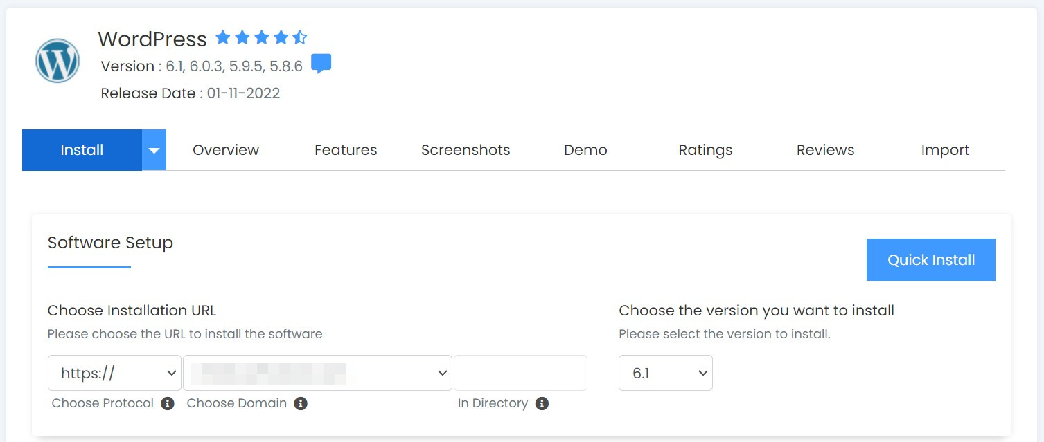 establecer los detalles de configuración de WordPress