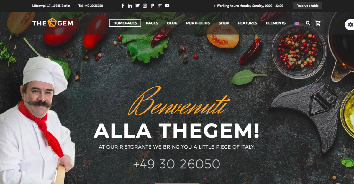 I 10 migliori temi WordPress per ristoranti 2023 74 Screen Shot 2018 04 03 at 11.07.57