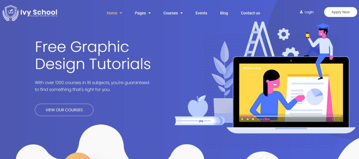 Componenti aggiuntivi LearnPress: raccolte gratuite e premium 107 ivyprep theme