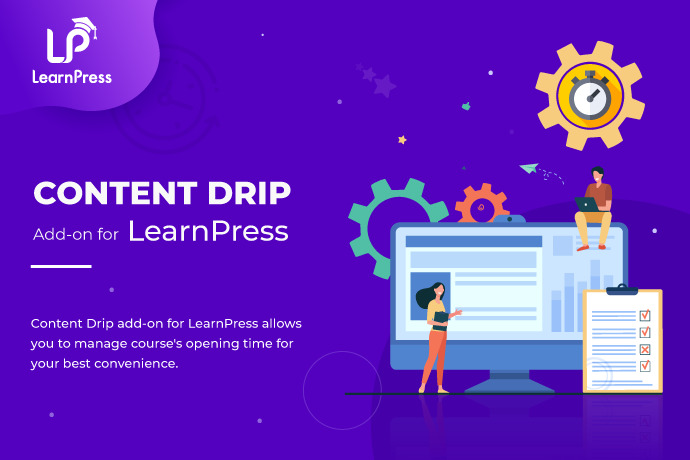 Componenti aggiuntivi LearnPress: raccolte gratuite e premium 90 content drip add on for learnpress