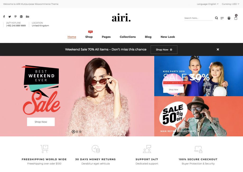 Il miglior tema di e-commerce WordPress 2023 78 airii