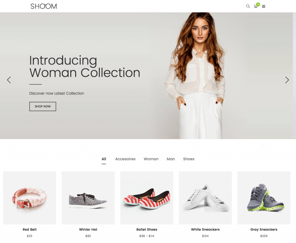 Il miglior tema di e-commerce WordPress 2023 77 shoom