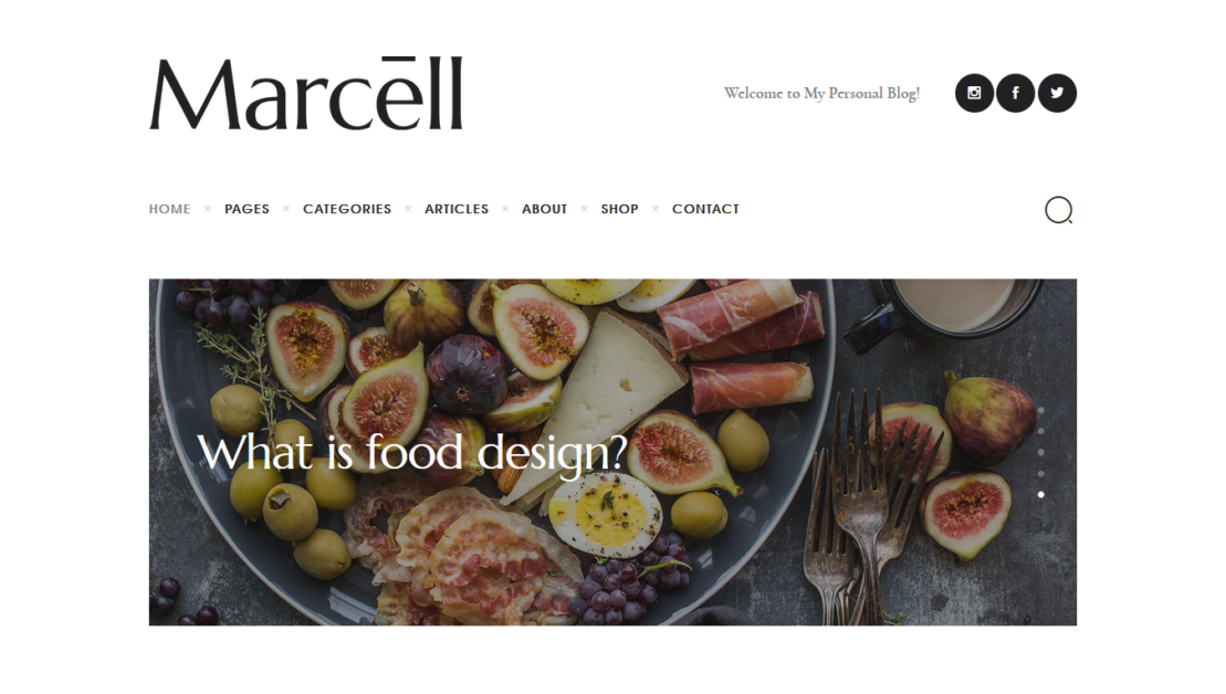 提升 WordPress 網站性能的主要技巧和技巧 79 Marcell – Minimal Personal Blog & Magazine WordPress Theme
