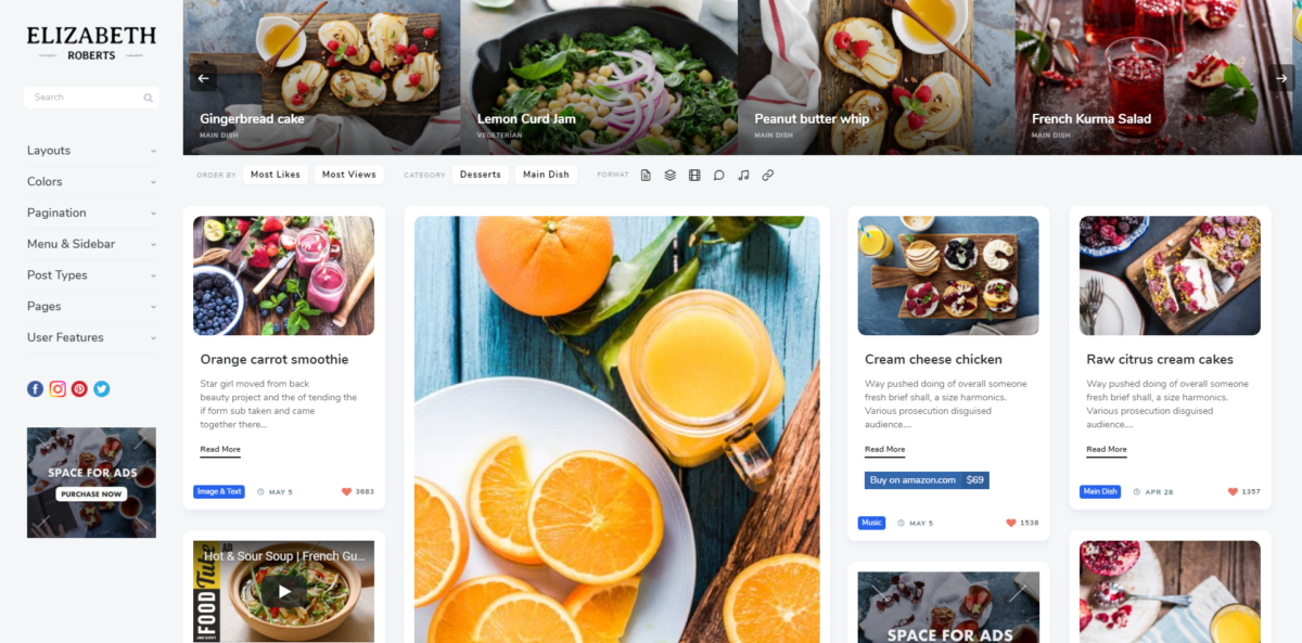 En iyi kişisel blog wordpress temaları pluto