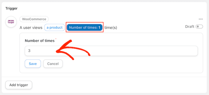Déclenchement d'un workflow lorsque le client consulte plusieurs fois un produit