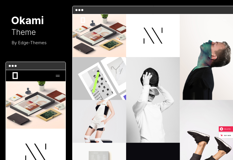 Thème Okami - Thème WordPress Portfolio