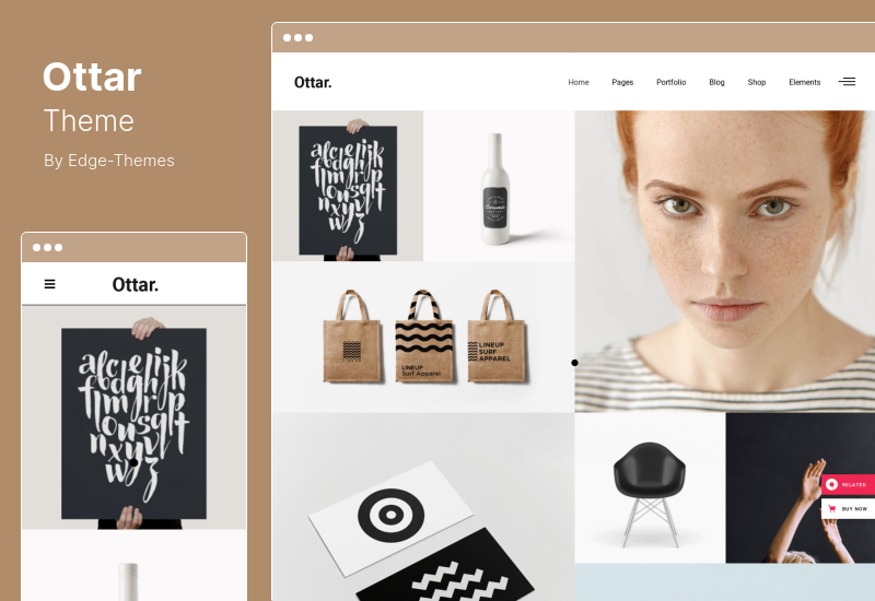 Thème Ottar - Thème WordPress Portfolio contemporain