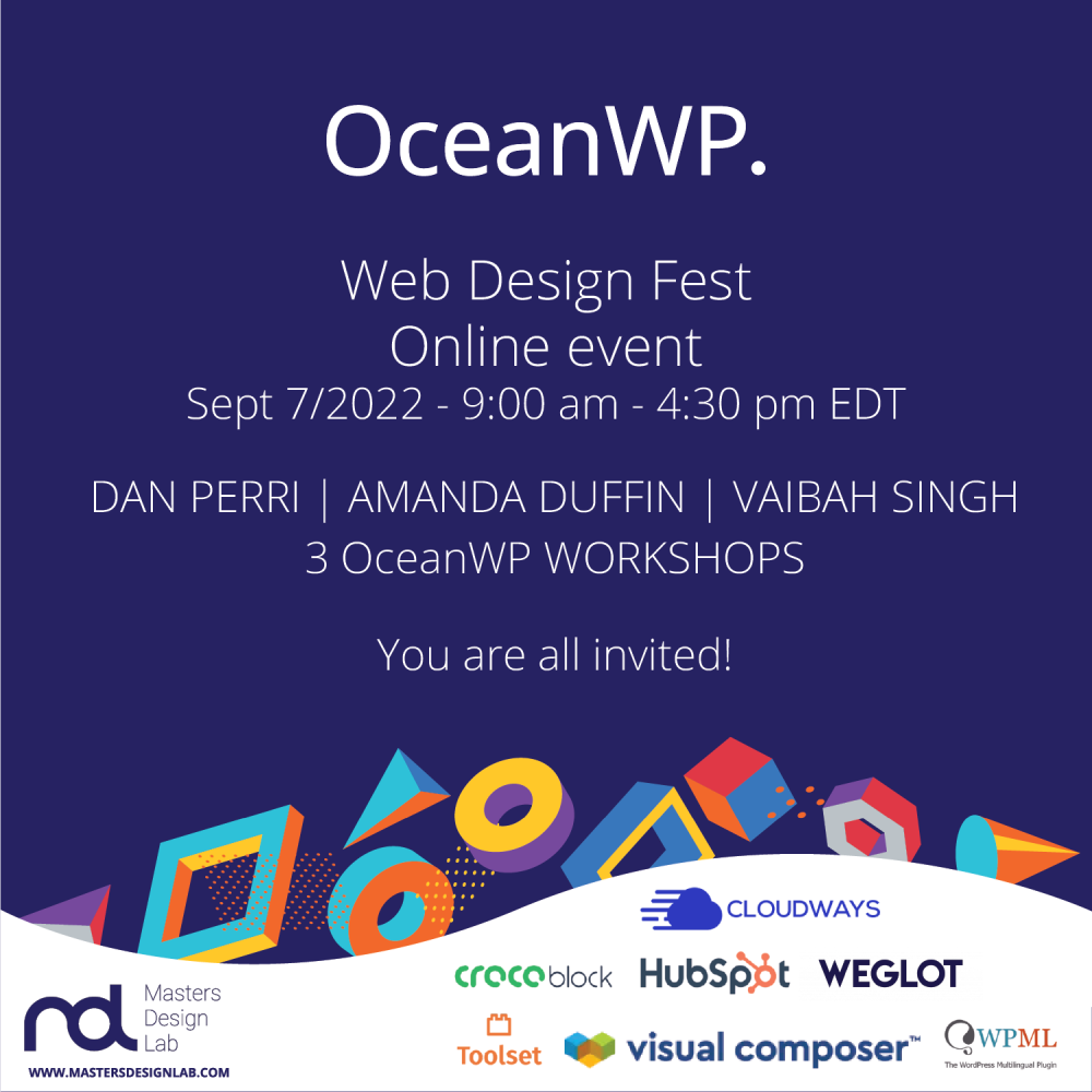 Spanduk KTT Desain Web OceanWP
