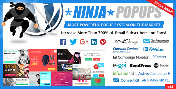 Plug-in pop-up Ninja popup plugin