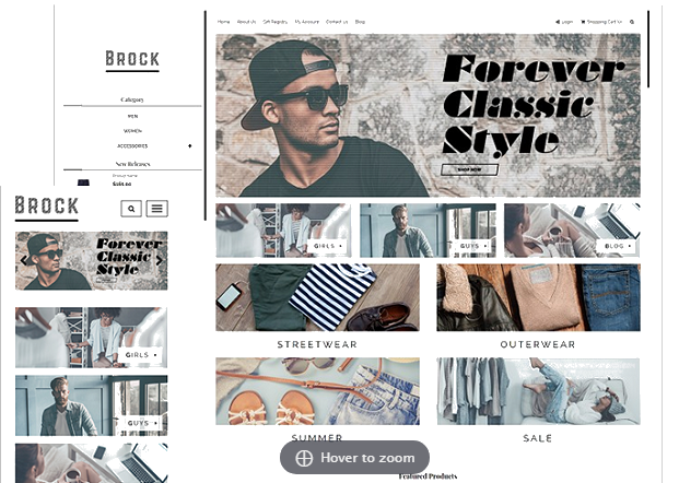 5 个电子商务转换技巧 + 以正确方式做事的模板 72 brock - Ecommerce Website