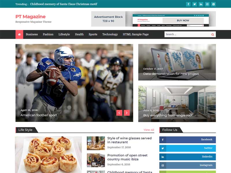 Melhores temas premium e gratuitos para revistas WordPress 2023 82 Best free wordpress magazine theme