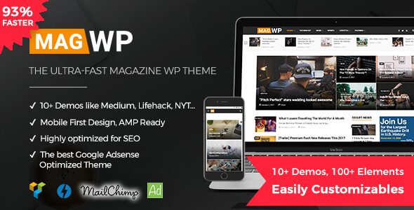 Melhores temas premium e gratuitos para revistas WordPress 2023 74 Mag WP