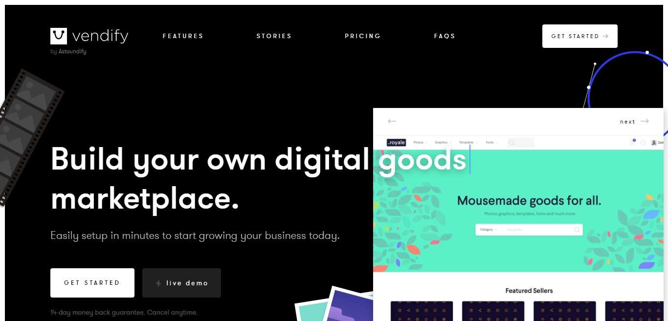 8+ лучших тем WordPress WooCommerce (обновление 2023) 76 Vendify WordPress Theme