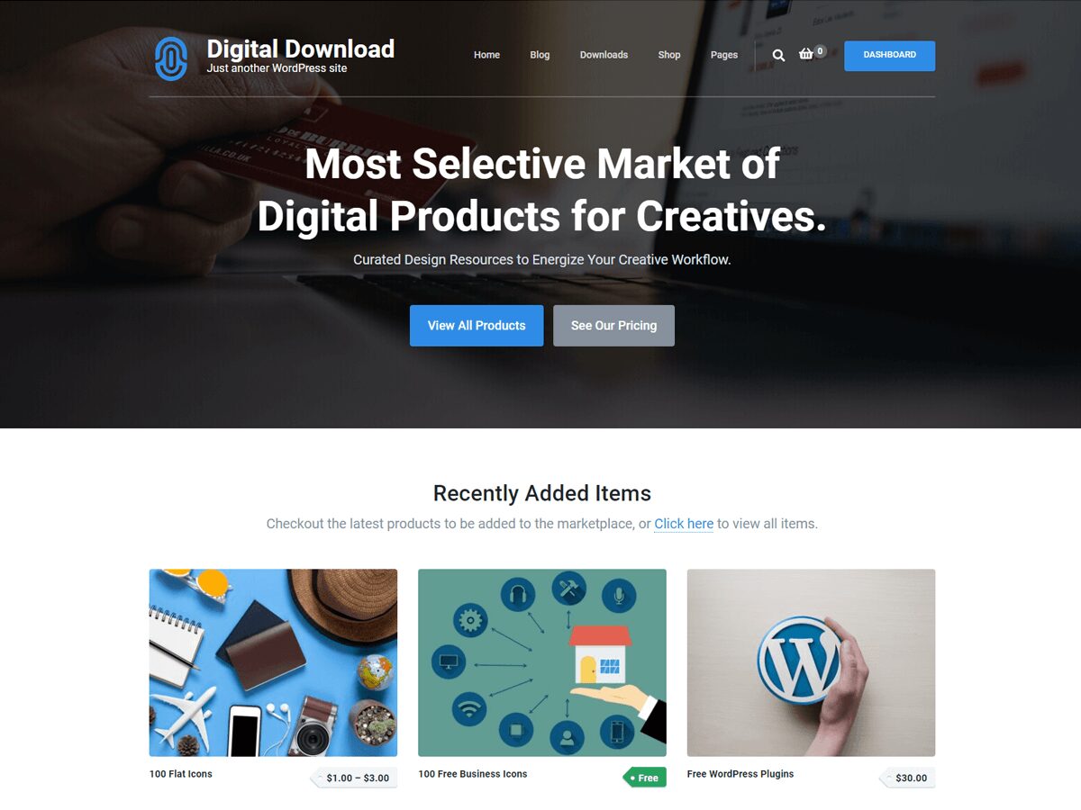 8+ лучших тем WordPress WooCommerce (обновление 2023) 78 Digital Download WordPress Theme