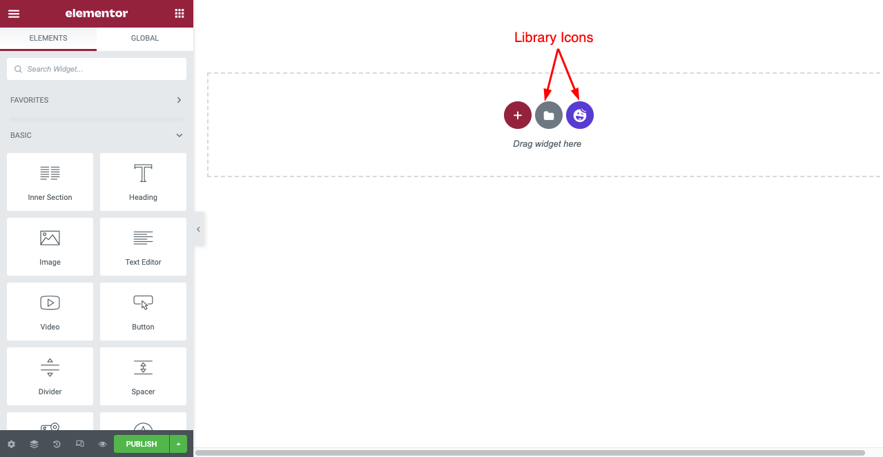 WordPress Yazılarına Sosyal Medya Paylaş Butonları Nasıl Eklenir 6 Select Elementor or HappyAddons Library to Insert a Ready Template