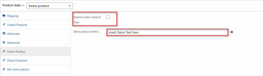 options spécifiques pour le type de robinet de produit personnalisé