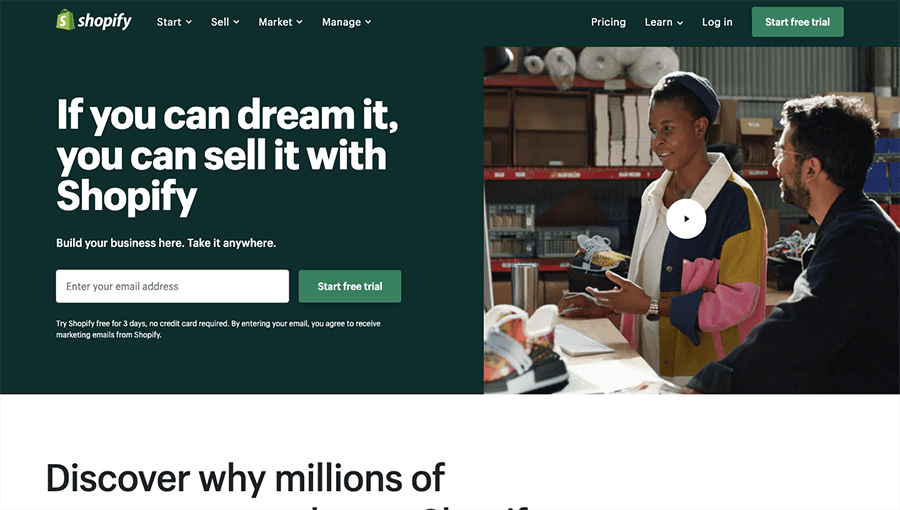 8 Pembangun Situs Web Gratis Terbaik untuk Membuat Situs Web Anda di Tahun 2023 5 shopify 32