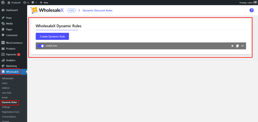 如何使用 WholesaleX 4 设置 WooCommerce 免税 WholesaleX Dynamic Rules