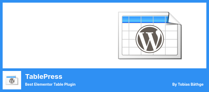 Plugin TablePress - Plugin Tabel Elementor Terbaik