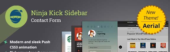 Il plug-in WordPress della barra laterale Ninja Kick.