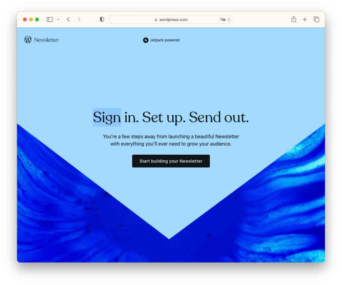 WordPress.com 뉴스레터