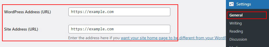Impostazioni dell'URL di WordPress