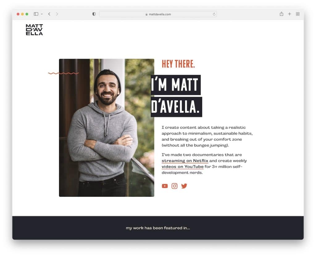 site de serviço matt davella