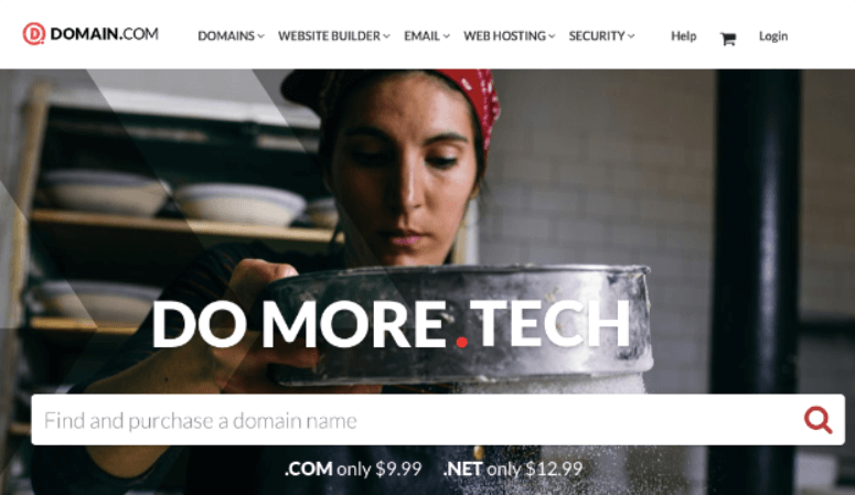 Domain.com - IsItWP - 免费的 WordPress 主题检测器 Domain.com