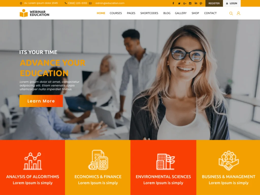 Webinar Education ist speziell für E-Learning, Bildungs-LMS, Universitäten, Schulen, Hochschulen, Nachhilfe, Kindergarten konzipiert