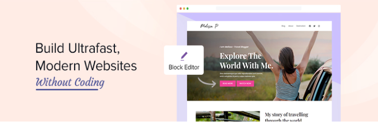 WordPress 中的 Spectra 横幅
