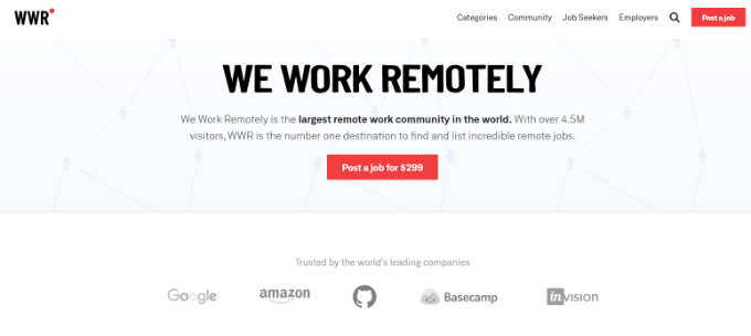 我们远程工作 We work remotely