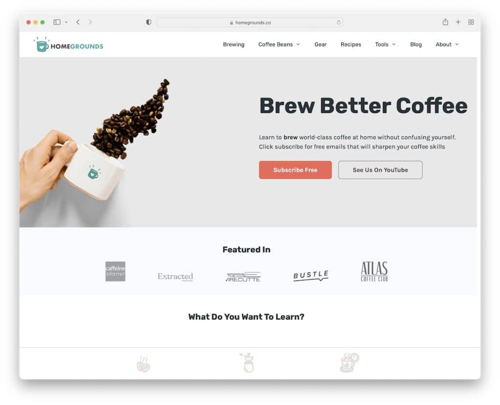 Home Ground Affiliate-Website