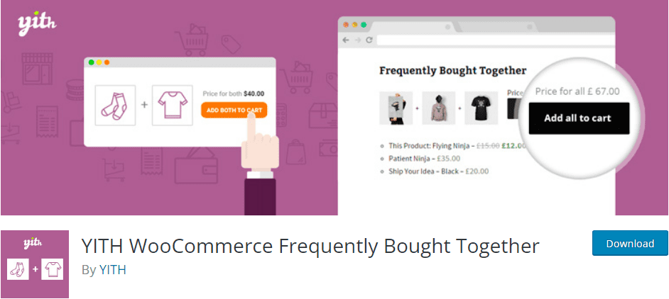 YITH WooCommerce 经常一起购买的插件