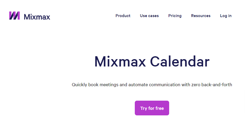 Mixmax-在线排程工具